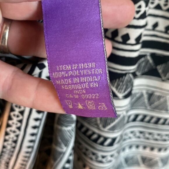 Jolie western dress Boho aztec tribal tank button up 8 women geometric - Picture 10 of 10